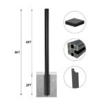 8 Ft In-Ground Fence Post