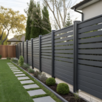 Black Aluminium Modern Fence Kits
