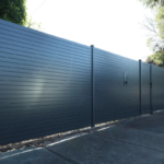 Aluminum Modern fence with Gate