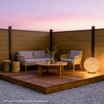 Walnut composite fence co-extrusion panels wholesale price