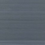 Light gray composite fence with co-extrusion design, durable and stylish, perfect for NJ homes, resembling blue wooden plank