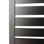 Double Modern Aluminum Gate Profile