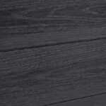 Dark brown composite fence with straight wood grain, no knots, high-quality co-extrusion, available at discounted prices in