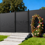 Luxury Black Aluminum Fence Gate