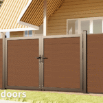 NewGen 9 ft In-ground Gate Post for Composite & Aluminum Gates