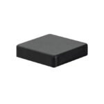 square black aluminum fence post cap outdoor fencing