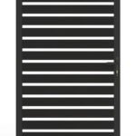 4x6 ft semi privacy aluminum single gate modern outdoor fence gate
