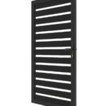 Heavy duty aluminum semi privacy fence gate 3x6 modern exterior gate