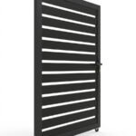 durable aluminum fence gate 4x6 ft rust resistant outdoor gate