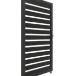 Modern aluminum semi privacy gate 3 by 6 ft durable outdoor fencing