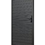 Heavy duty aluminum fence gate 3x6 modern design for residential fencing
