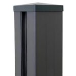 powder coated aluminum fence post for outdoor fence panels